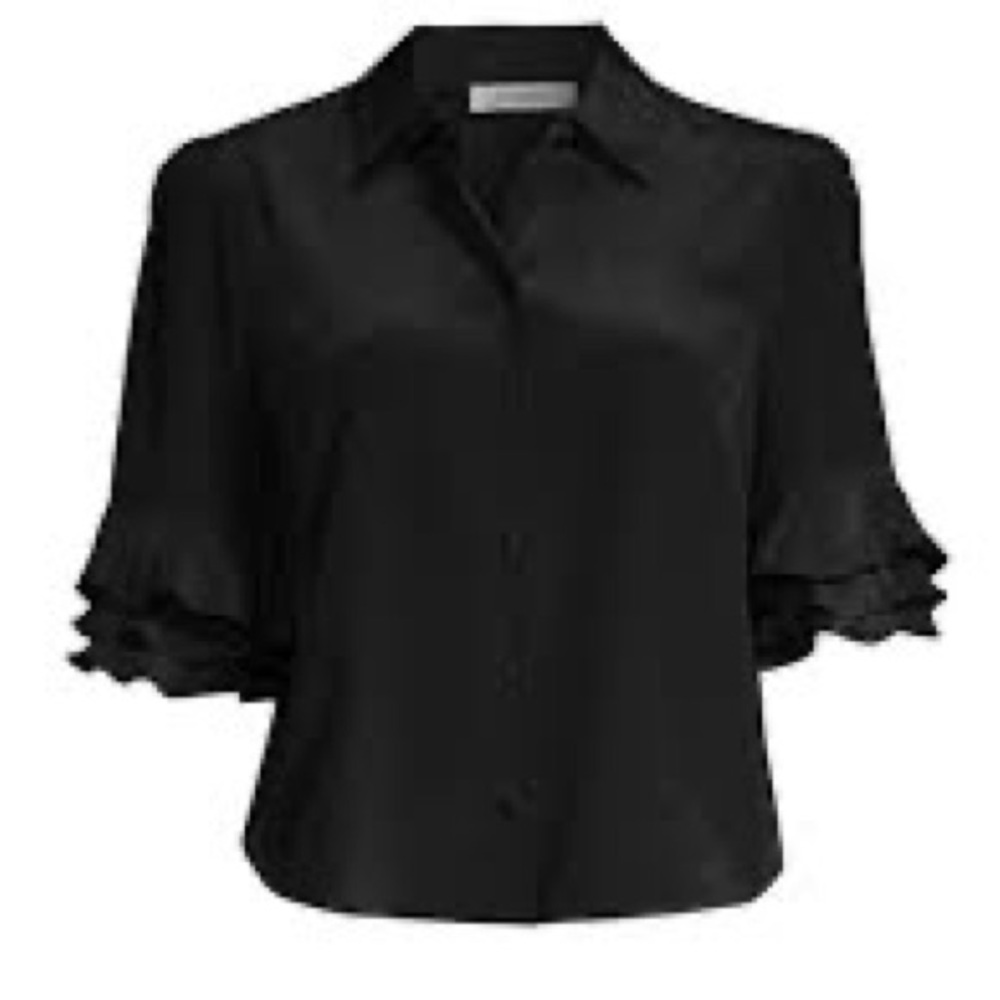 NWT Frame Ruffle sleeve top - Picture 7 of 10